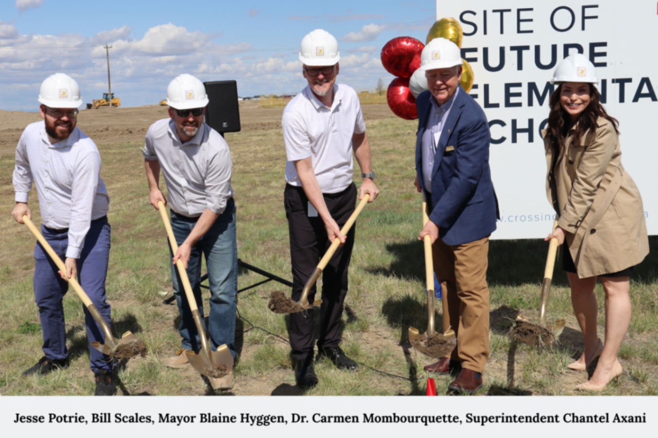 Sod Turning with Captions